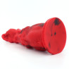 MONSTERED Gode Sklirt 21 x 7cm Rouge